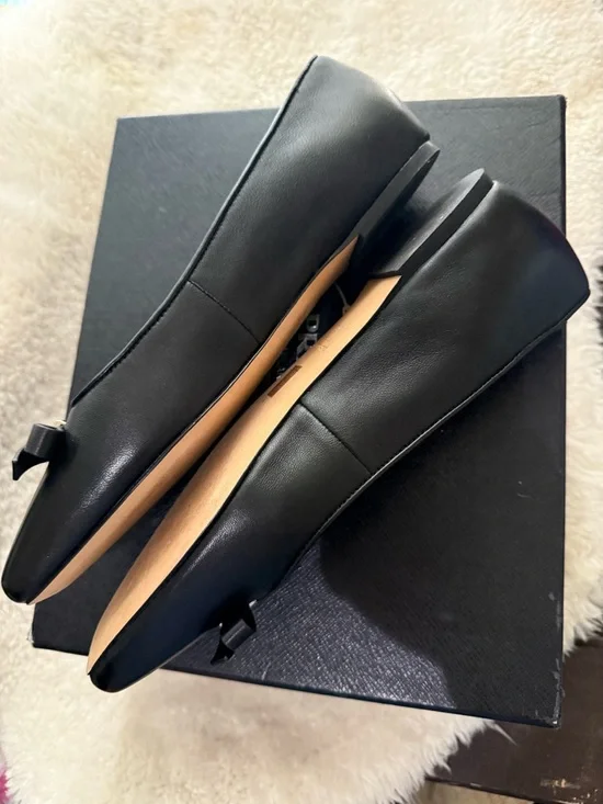 Kate Spade Bow Tie Flats black Size 8.5 NIB - Picture 4 of 5